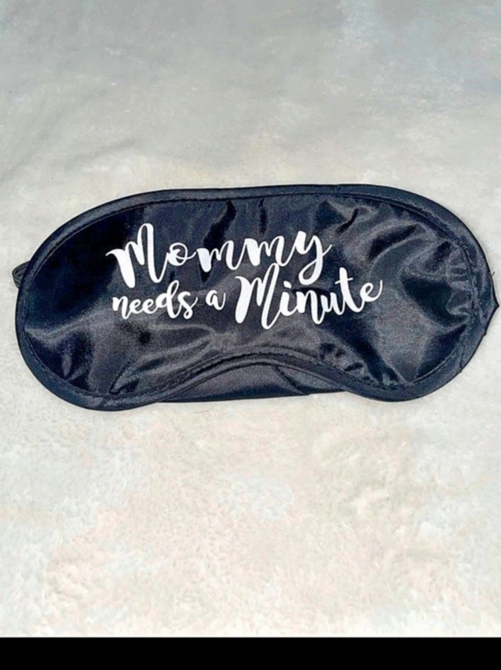 Sleep Mask in Black Like New